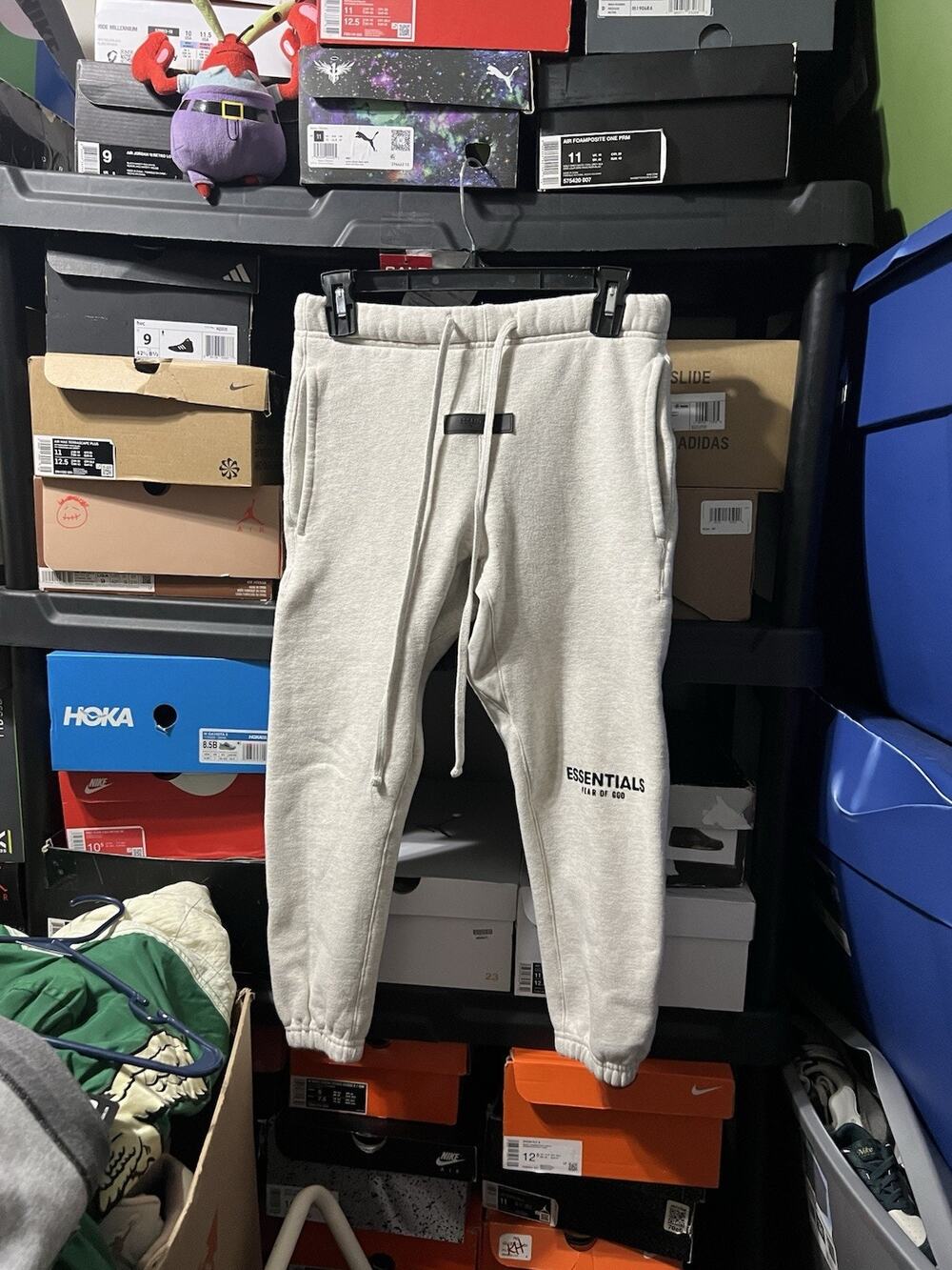 Size XXS- Authentic Fear of God Essentials Light Oatmeal Jogger Sweatpants